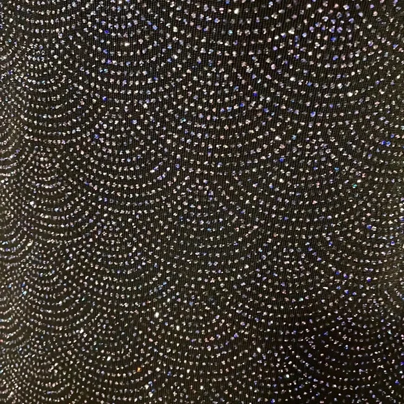 Glitter tank halter dark purple cocktail dress - handmade, beautiful! - Picture 3 of 7